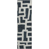 Piper Looms Mayfield Lines AMF903 Black Machine Washable Area Rug Runner Main Image