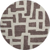 Piper Looms Mayfield Lines AMF903 Fudge Machine Washable Area Rug Round Main Image