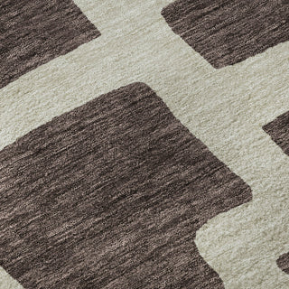 Piper Looms Mayfield Lines AMF903 Fudge Machine Washable Area Rug Swatch Image