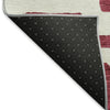 Piper Looms Mayfield Lines AMF903 Garnet Machine Washable Area Rug Backing Image