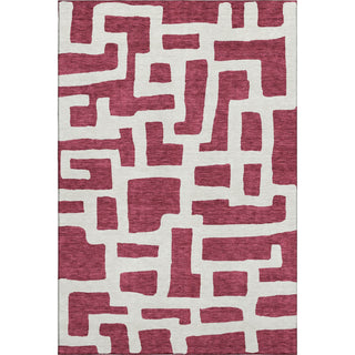 Piper Looms Mayfield Lines AMF903 Garnet Machine Washable Area Rug main image
