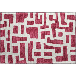Piper Looms Mayfield Lines AMF903 Garnet Machine Washable Area Rug Scatter Main Image