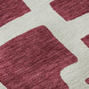 Piper Looms Mayfield Lines AMF903 Garnet Machine Washable Area Rug Swatch Image