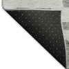 Piper Looms Mayfield Lines AMF903 Gray Machine Washable Area Rug Backing Image