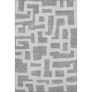 Piper Looms Mayfield Lines AMF903 Gray Machine Washable Area Rug main image