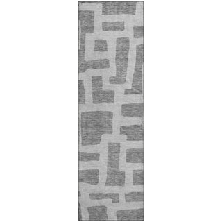 Piper Looms Mayfield Lines AMF903 Gray Machine Washable Area Rug Runner Main Image