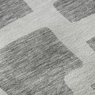 Piper Looms Mayfield Lines AMF903 Gray Machine Washable Area Rug Swatch Image
