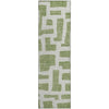 Piper Looms Mayfield Lines AMF903 Green Machine Washable Area Rug Runner Main Image