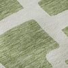 Piper Looms Mayfield Lines AMF903 Green Machine Washable Area Rug Swatch Image