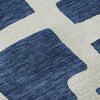 Piper Looms Mayfield Lines AMF903 Navy Machine Washable Area Rug Swatch Image