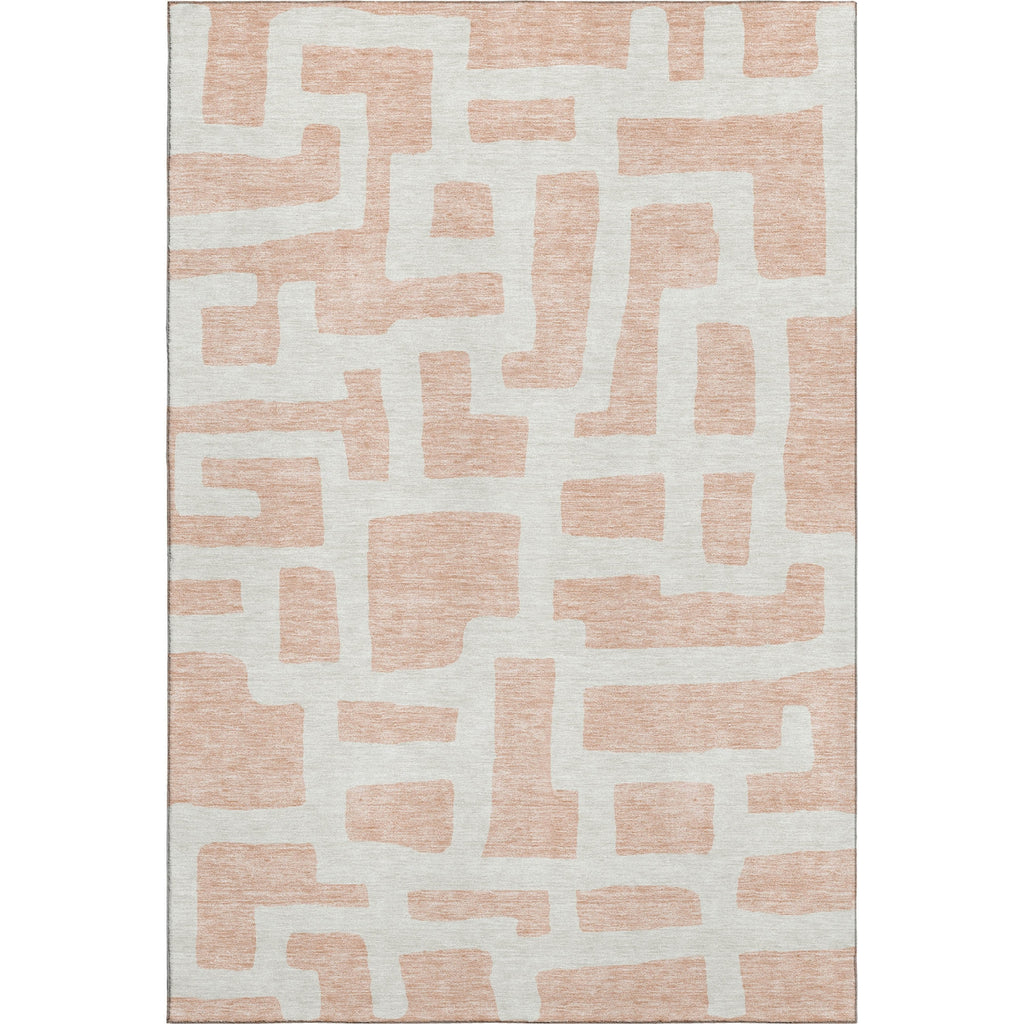 Piper Looms Mayfield Lines AMF903 Peach Machine Washable Area Rug main image