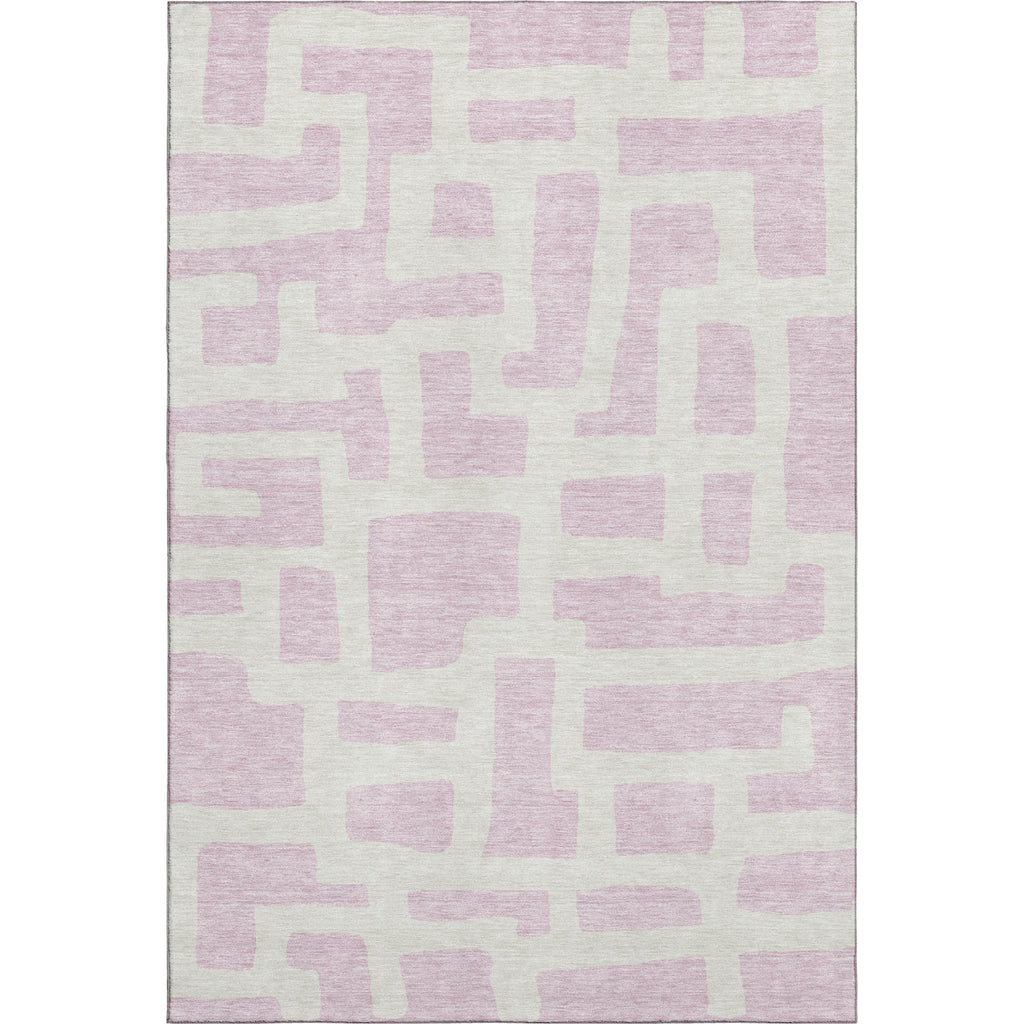 Piper Looms Mayfield Lines AMF903 Pink Machine Washable Area Rug main image