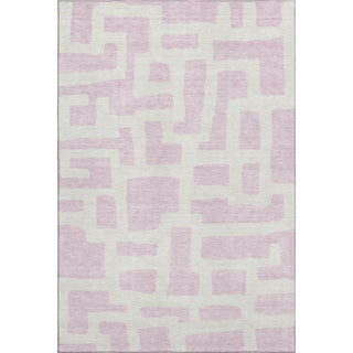 Piper Looms Mayfield Lines AMF903 Pink Machine Washable Area Rug main image