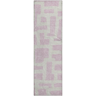Piper Looms Mayfield Lines AMF903 Pink Machine Washable Area Rug Runner Main Image