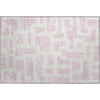 Piper Looms Mayfield Lines AMF903 Pink Machine Washable Area Rug Scatter Main Image