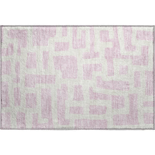 Piper Looms Mayfield Lines AMF903 Pink Machine Washable Area Rug Scatter Main Image