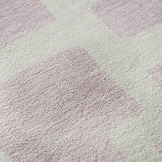 Piper Looms Mayfield Lines AMF903 Pink Machine Washable Area Rug Swatch Image