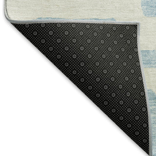 Piper Looms Mayfield Lines AMF903 Sky Machine Washable Area Rug Backing Image