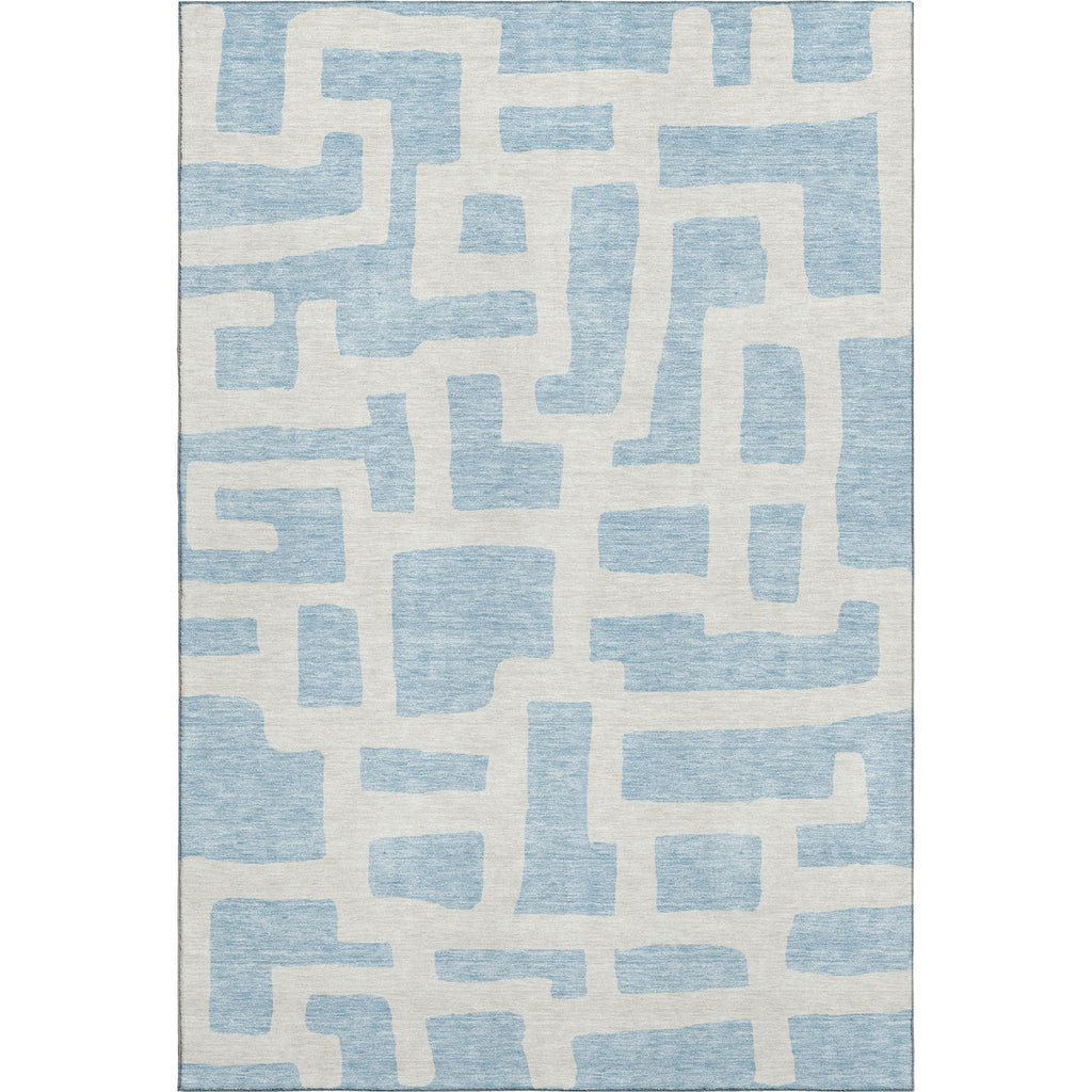 Piper Looms Mayfield Lines AMF903 Sky Machine Washable Area Rug main image