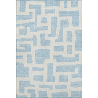 Piper Looms Mayfield Lines AMF903 Sky Machine Washable Area Rug main image