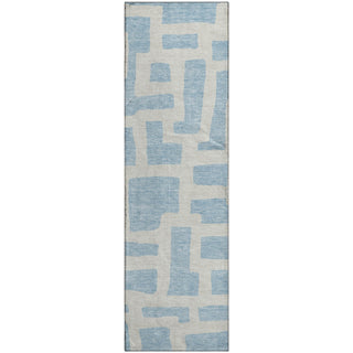 Piper Looms Mayfield Lines AMF903 Sky Machine Washable Area Rug Runner Main Image