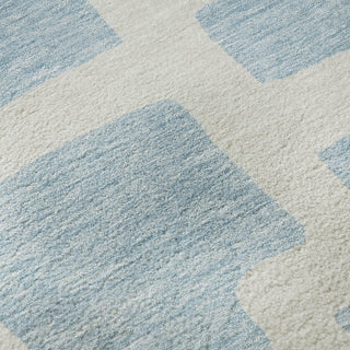 Piper Looms Mayfield Lines AMF903 Sky Machine Washable Area Rug Swatch Image