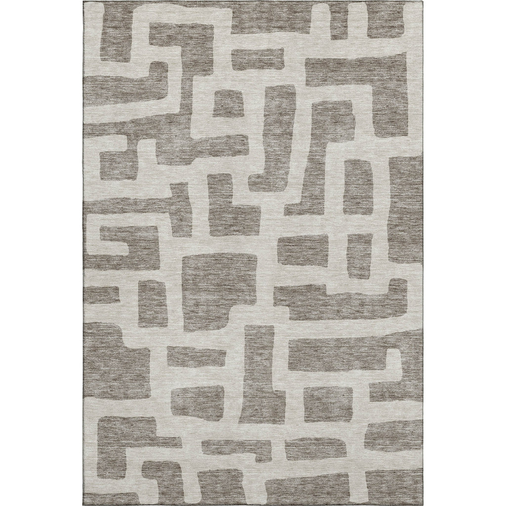 Piper Looms Mayfield Lines AMF903 Taupe Machine Washable Area Rug main image