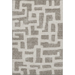 Piper Looms Mayfield Lines AMF903 Taupe Machine Washable Area Rug main image