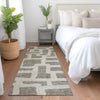 Piper Looms Mayfield Lines AMF903 Taupe Machine Washable Area Rug Runner Lifestyle Image Feature