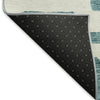 Piper Looms Mayfield Lines AMF903 Teal Machine Washable Area Rug Backing Image