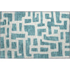Piper Looms Mayfield Lines AMF903 Teal Machine Washable Area Rug Scatter Main Image