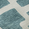 Piper Looms Mayfield Lines AMF903 Teal Machine Washable Area Rug Swatch Image