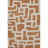 Piper Looms Mayfield Lines AMF903 Terracotta Machine Washable Area Rug main image