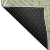 Piper Looms Mayfield Floral AMF904 Aloe Machine Washable Area Rug Backing Image