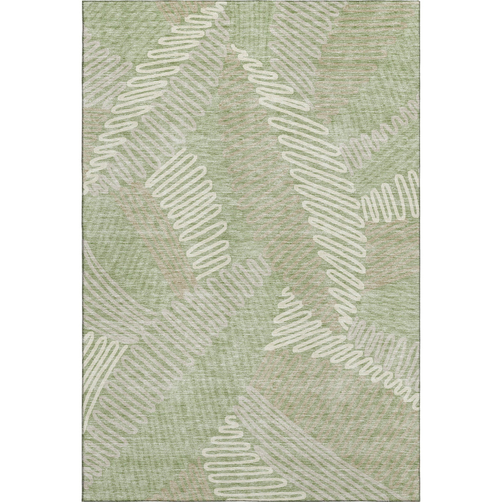 Piper Looms Mayfield Floral AMF904 Aloe Machine Washable Area Rug main image