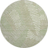 Piper Looms Mayfield Floral AMF904 Aloe Machine Washable Area Rug Round Main Image