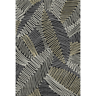 Piper Looms Mayfield Floral AMF904 Black Machine Washable Area Rug main image