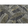 Piper Looms Mayfield Floral AMF904 Black Machine Washable Area Rug Scatter Main Image