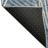 Piper Looms Mayfield Floral AMF904 Blue Machine Washable Area Rug Backing Image