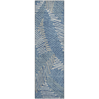 Piper Looms Mayfield Floral AMF904 Blue Machine Washable Area Rug Runner Main Image