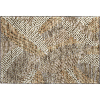 Piper Looms Mayfield Floral AMF904 Brown Machine Washable Area Rug Scatter Main Image