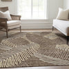 Piper Looms Mayfield Floral AMF904 Chocolate Machine Washable Area Rug Lifestyle Image Feature
