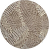 Piper Looms Mayfield Floral AMF904 Chocolate Machine Washable Area Rug Round Main Image