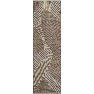 Piper Looms Mayfield Floral AMF904 Chocolate Machine Washable Area Rug Runner Main Image
