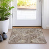 Piper Looms Mayfield Floral AMF904 Chocolate Machine Washable Area Rug Scatter Lifestyle Image Feature