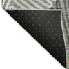 Piper Looms Mayfield Floral AMF904 Gray Machine Washable Area Rug Backing Image