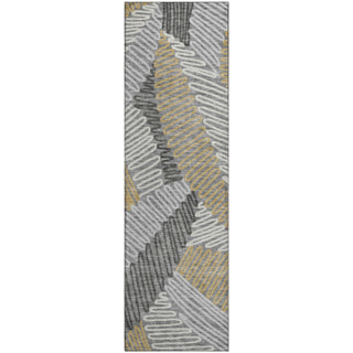 Piper Looms Mayfield Floral AMF904 Gray Machine Washable Area Rug Runner Main Image