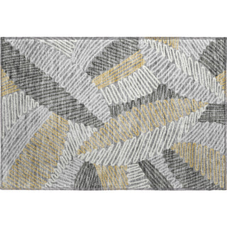 Piper Looms Mayfield Floral AMF904 Gray Machine Washable Area Rug Scatter Main Image