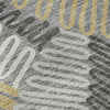 Piper Looms Mayfield Floral AMF904 Gray Machine Washable Area Rug Swatch Image
