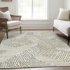 Piper Looms Mayfield Floral AMF904 Ivory Machine Washable Area Rug Lifestyle Image Feature